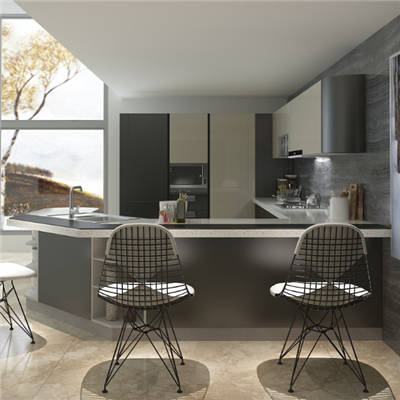 Czy mogę zastosować nowoczesną kuchnię o wysokim połysku w domu urządzonym w ...